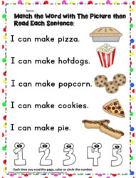 Kindergarten Word Activities 107